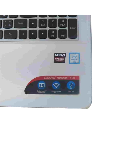 قاب کنار کیبورد لپ تاپ lenovo ideapad