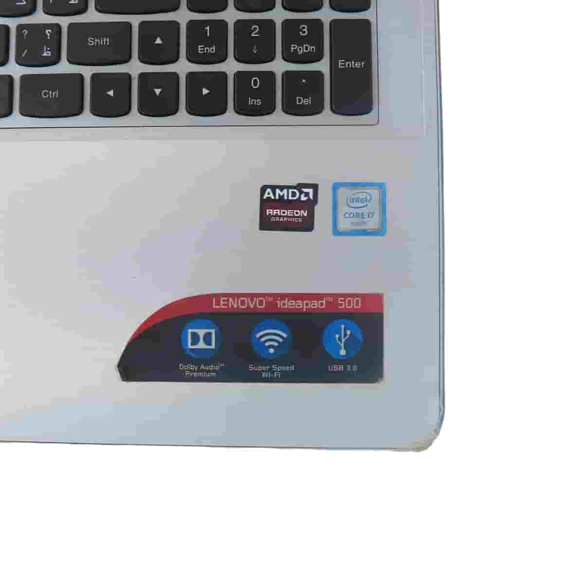 قاب کنار کیبورد لپ تاپ lenovo ideapad