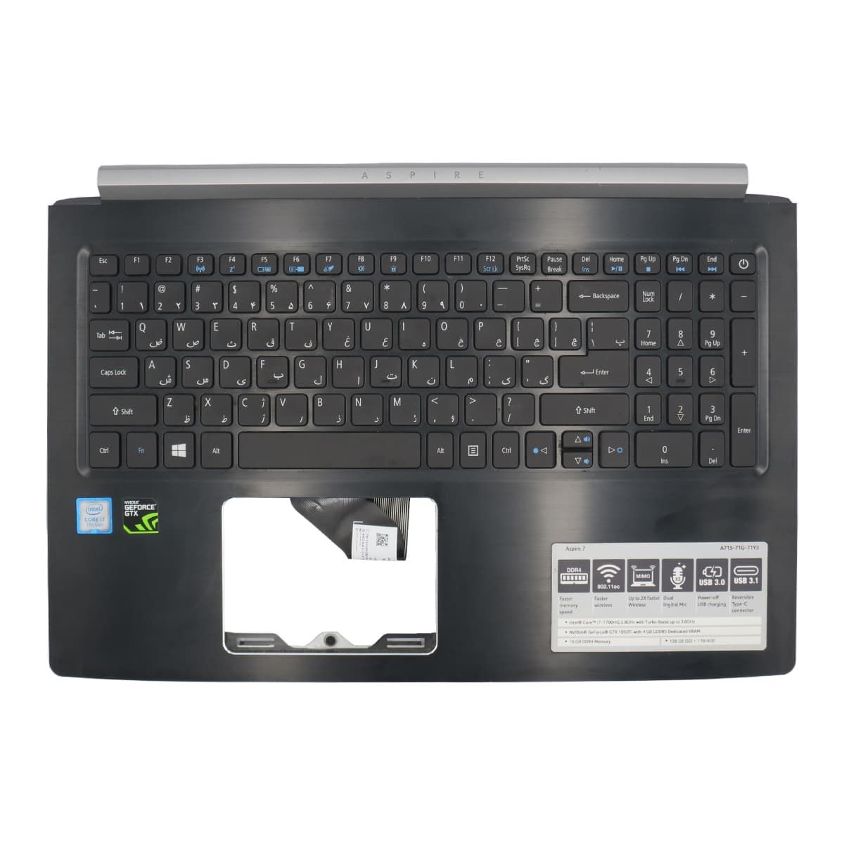 قاب کنار کیبورد لپ تاپ ACER