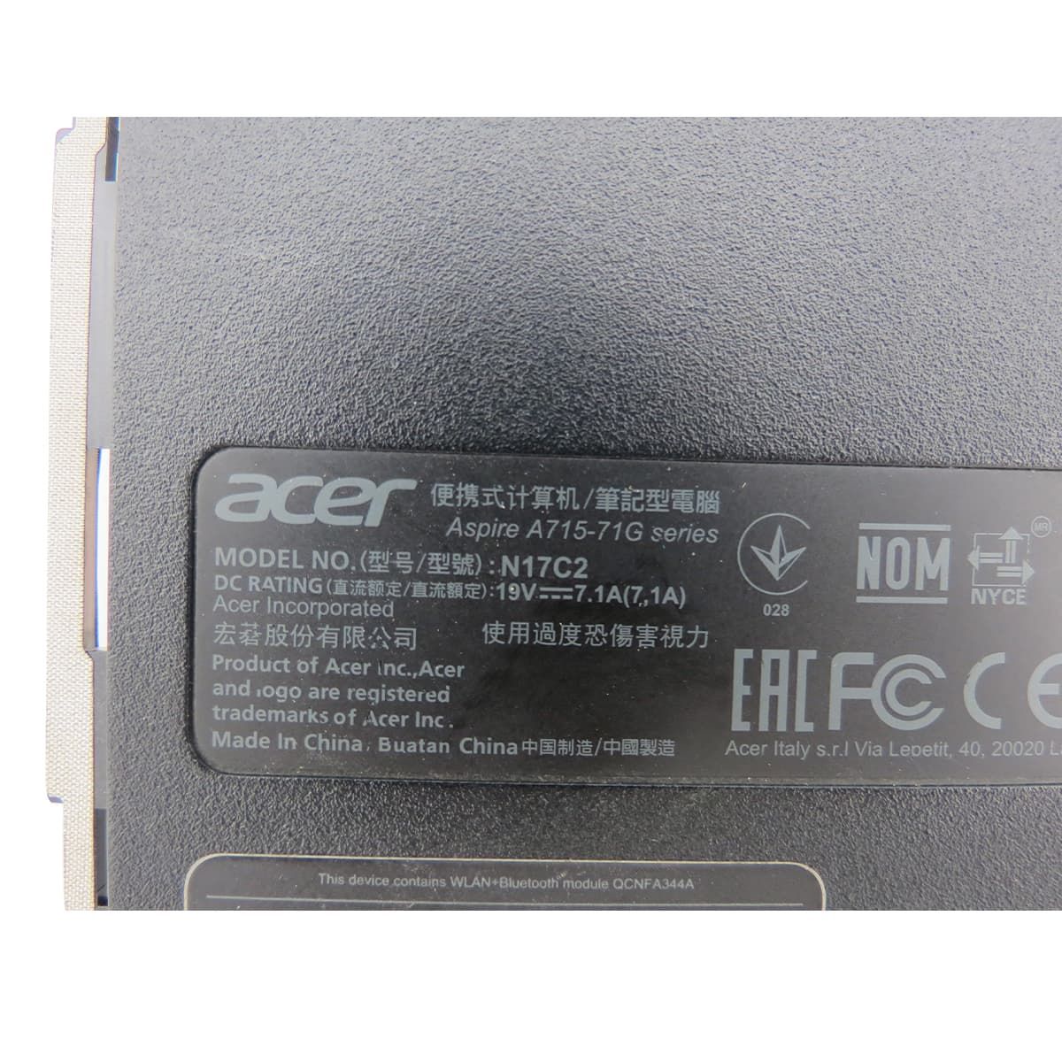 قاب کف لپ تاپ ACER